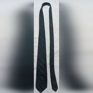 GANT Repp Stripe Silk Tie Green Navy | Classic Preppy Necktie | 3” x 56”